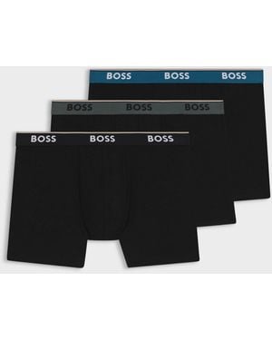 BOSS Power 3-Pack Boxer Briefs - Black