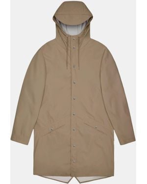 Rains Long Jacket - Natural
