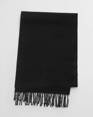 GANT Wool Scarf - Black