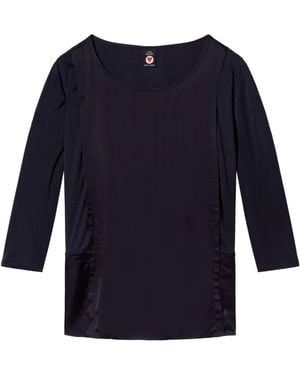 Maison Scotch Long Jersey Sleeve Top Size: L - Blue