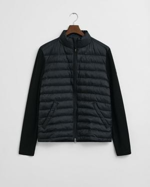 GANT Mixed Media Hybrid Jacket - Black