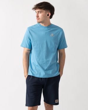 Aquascutum Small Logo T-Shirt - Blue