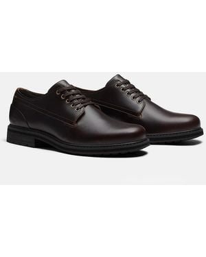 Timberland Stormbucks Full Grain Leather Lace Up Waterproof Shoe - Black