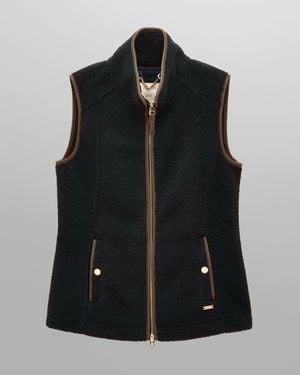 Joules Heritage Borg Gilet - Black