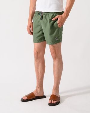 Paul Smith Zebra Logo Swim Shorts - Green