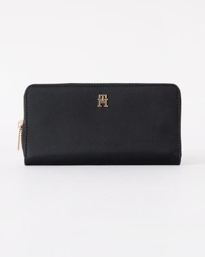 Tommy Hilfiger Popette Large Nylon Zip Bag - Black