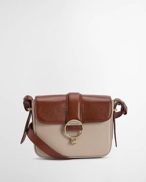 Barbour Mini Rosa Leather Crossbody Bag - Brown