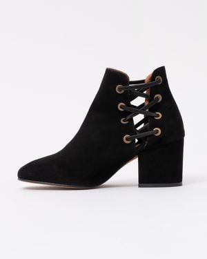 H by Hudson Kris Suede Shoe - Black