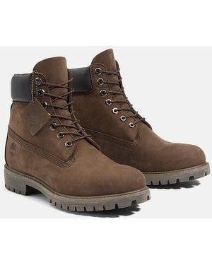 Timberland 6 Inch Premium Waterproof Boots - Brown