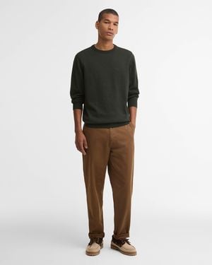 Barbour Pima Cotton Crew Neck Jumper - Green