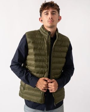 Tommy Hilfiger Packable Recycled Quilted Gilet - Green