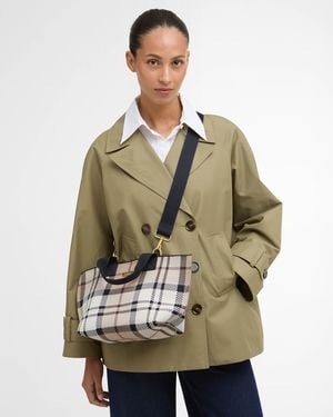 Barbour Layla Tartan Mini Tote Bag - Green
