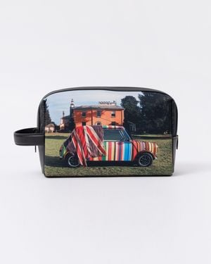 Paul Smith Mini Graphic Washbag - Blue