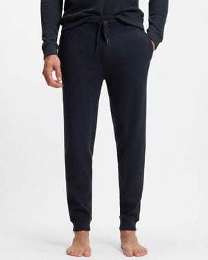 BOSS Structure Loungewear Trousers - Blue