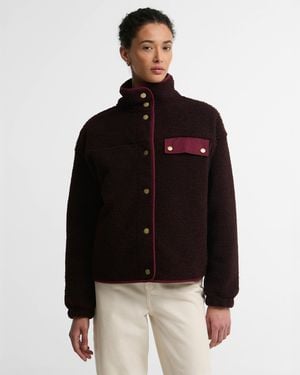 Barbour Mabel Button Up Fleece - Black