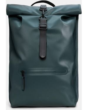 Rains Rolltop Rucksack - Green