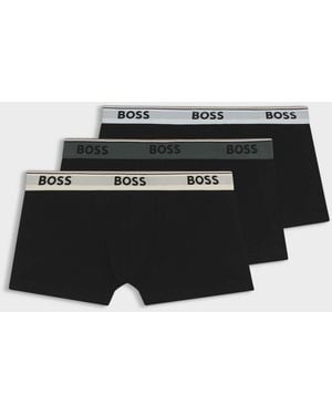 BOSS Power 3-Pack Trunks - Black