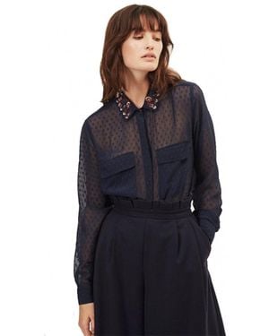 Great Plains Highland Embroidery Shirt - Blue
