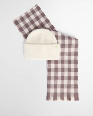 Barbour Kemora Beanie & Scarf Gift Set - Multicolour
