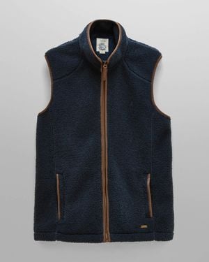 Joules Heritage Borg Gilet - Blue
