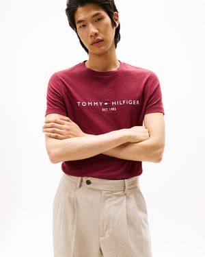 Tommy Hilfiger Tommy Logo Basic T-Shirt - Red
