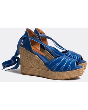 Penelope Chilvers High Catalina Dali Espadrille - Blue