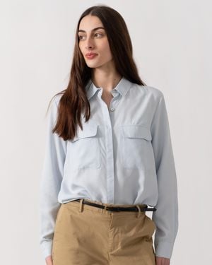 Great Plains Timed Out Trencel Shirt - White