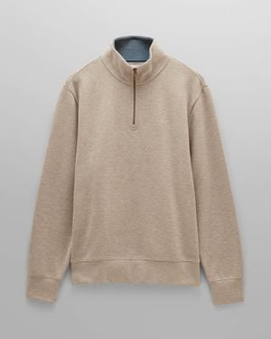 Joules Alistair 1/4 Zip Sweatshirt - Natural