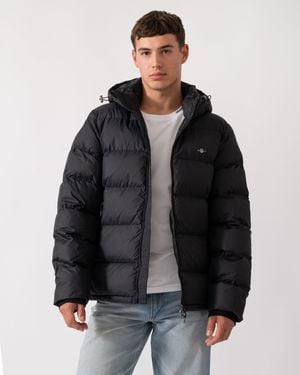 GANT Active Cloud Puffer Jacket - Black
