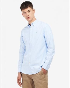 Barbour Oxtown Long Sleeve Tailored Shirt - Blue