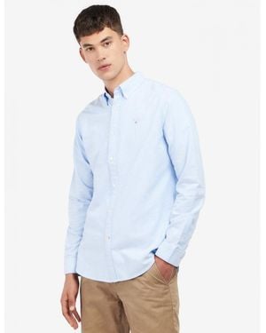 Barbour Oxtown Long Sleeve Tailored Shirt - Blue