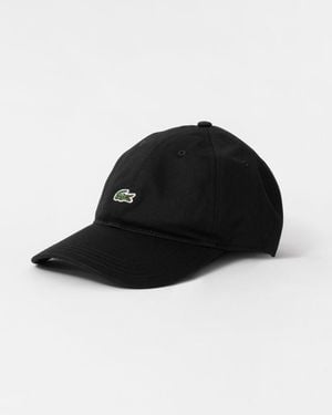 Lacoste Organic Cotton Twill Cap - Black