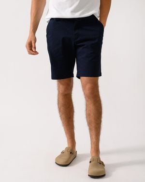 Tommy Hilfiger Brooklyn Essential Twill Belted Shorts - Blue