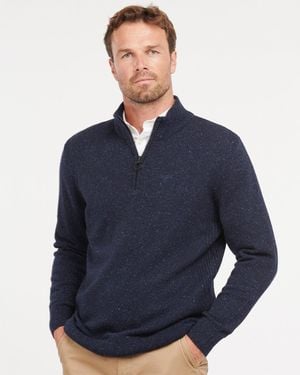 Barbour Tisbury Half Zip Sweatshirt - Blue
