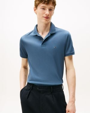 Tommy Hilfiger Liquid Cotton Regular Fit Polo - Blue