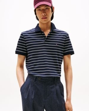 Tommy Hilfiger Liquid Cotton Regular Fit Polo - Blue