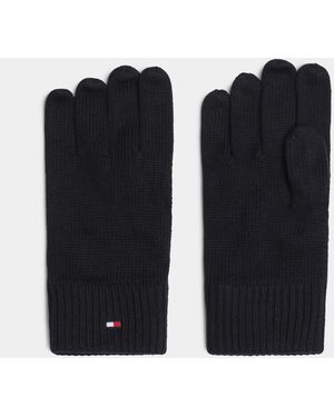 Tommy Hilfiger Essentials Flag Gloves - Black