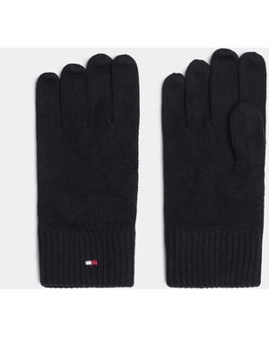 Tommy Hilfiger Essentials Flag Gloves - Black