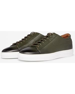 Oliver Sweeney Sirolo Deerskin Trainers - Green