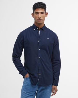 Barbour Oxtown Long Sleeve Tailored Shirt - Blue