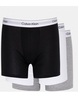 Calvin Klein 3 Pack Boxer Briefs - Black