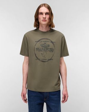 Napapijri Bald Short Sleeve T-Shirt - Green