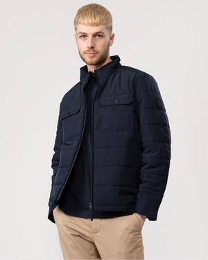 GANT Channel Quilted Jacket - Blue