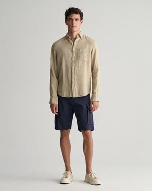 GANT Relaxed Twill Cargo Shorts - Natural