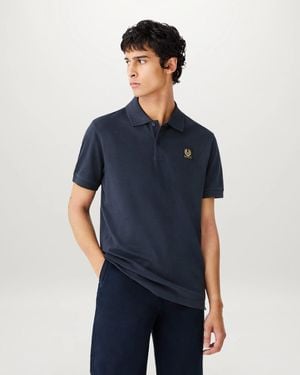 Belstaff Logo Polo - Blue