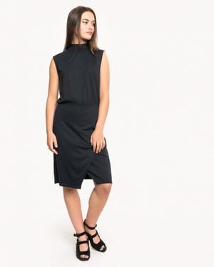 Great Plains Joelle Jersey Bow Back Dress - Black