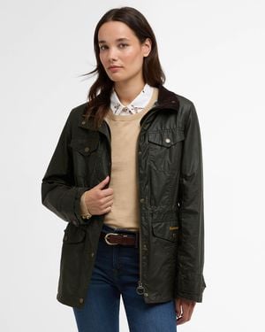 Barbour Summer Sapper Wax Jacket - Black