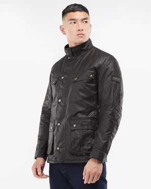 Barbour Tourer Duke Wax Jacket - Grey