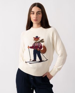 Joules Jonty Jumper - White