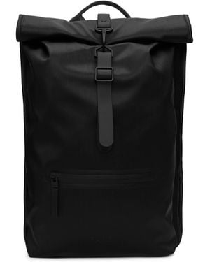 Rains Rolltop Rucksack - Black